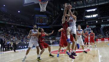 Sergio Llull ante el Tecnyconta Zaragoza.