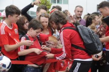 Las imágenes de Gareth Bale y la selección de Gales en Cardiff