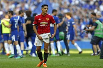 El ingrato partido de Alexis Sánchez en la final de la FA Cup