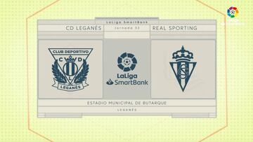 Resumen y goles del Leganés vs. Sporting de LaLiga SmartBank