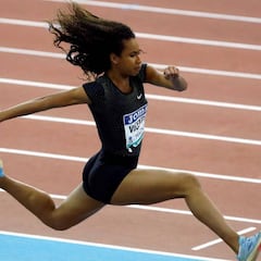 María Vicente empieza fuerte: récord sub-20 de 60m vallas