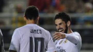 James Rodríguez e Isco Alarcón.