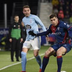 1x1 del Celta: Aspas y Rubén, a años luz del resto