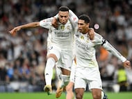 Kylian Mbappé scored twice as Real Madrid thrashed Valencia to extend their lead at the top of LaLiga.