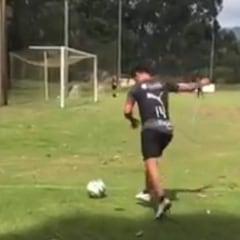 Germán Cano volvió: Calienta motores para Millonarios