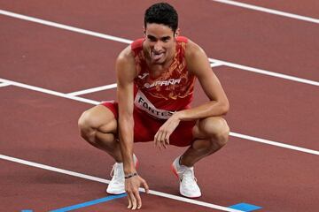 Ignacio Fontes, tras una carrera en Tokio.