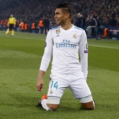 Casemiro lo bordó el día que menos kilómetros corrió