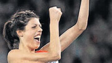 <b>IMBATIBLE. </b>La croata Blanka Vlasic venció de nuevo en altura.