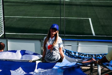 Más de 3 mil hinchas de Millonarios acudieron al Camping World Stadium de Orlando, Estados Unidos para el partido ante Everton por la Florida Cup.