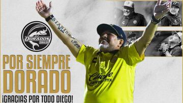 El mítico ex futbolista argentino se hará un lado del proyecto de Dorados para atender sus problemas físicos y de salud.