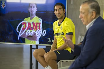 Fernando Roig presentó en agosto de 2020 a Dani Parejo como nuevo jugador del Villarreal. 