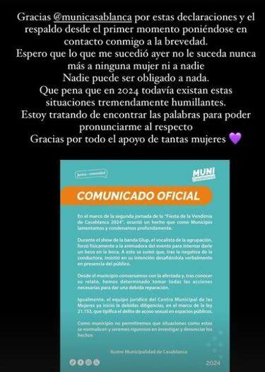 Melina Noto denuncia acoso de conocido músico chileno: “Tremendamente humillante”