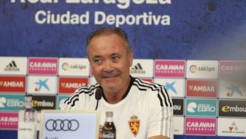 Juan Ignacio Mart&iacute;nez, durante su conferencia de prensa de hoy.