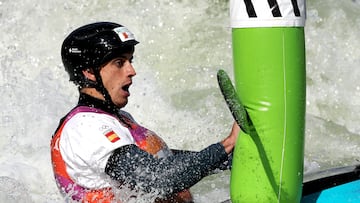 David Llorente, primer campeón del mundo de Kayak Cross Contrarreloj