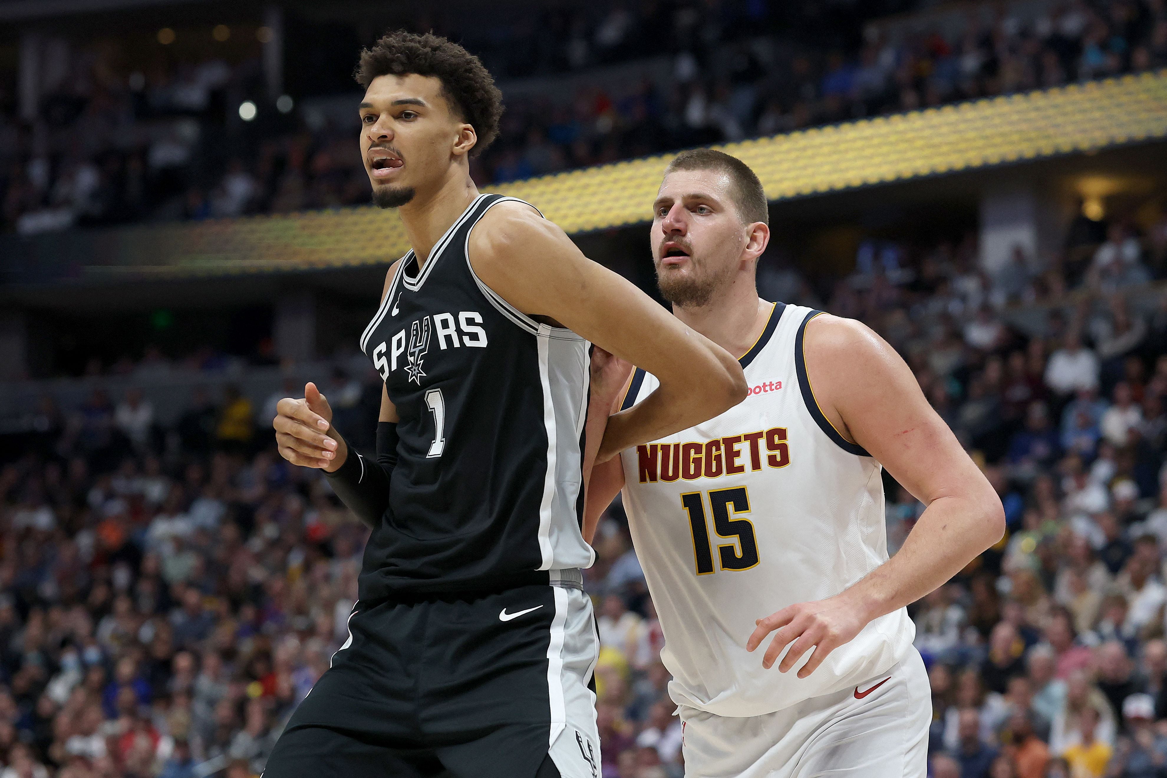 La reaccin de Jokic al pasatiempo de Wembanyama previo al All Stars