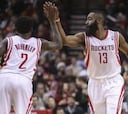 Harden, Howard y Ariza: mucho para unos Warriors sin Curry