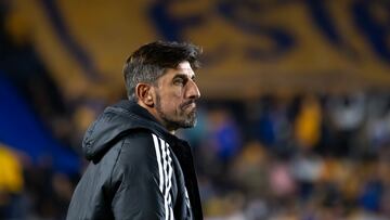 AME2065. MONTERREY (MÉXICO), 17/01/2025.- Veljko Paunovic entrenador de Tigres asiste este viernes a un partido del Torneo Clausura 2025 entre Tigres y Mazatlán, en el estadio Universitario de Monterrey. EFE/ Miguel Sierra