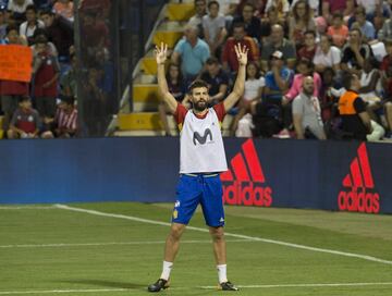 Clima de euforia en el entrenamiento de la Selección