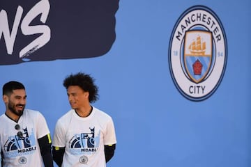 Gundogan and Leroy Sané.