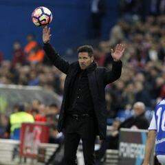 La pasión de Simeone en imágenes