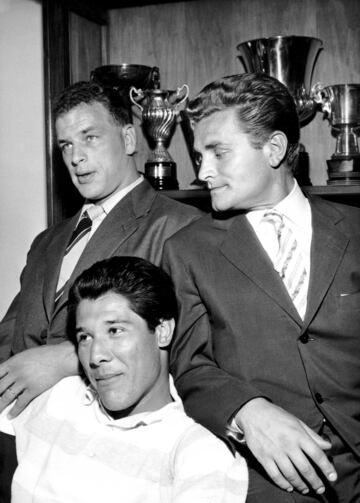 John Charles, Omar Sivori y Giampiero Boniperti.