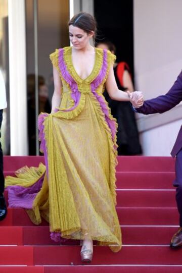 CANNES, FRANCE - MAY 15:  Actress Riley Keough attends the "American Honey" premiere during the 69th annual Cannes Film Festival at the Palais des Festivals on May 15, 2016 in Cannes, France.  (Photo by Venturelli/WireImage)