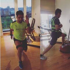 Falcao apura su regreso: entrena duro en casa sin perder tiempo