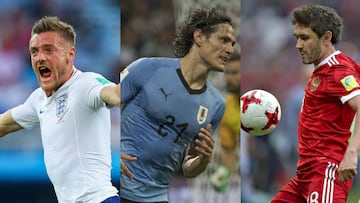 Los ausentes por lesión para los cuartos de final de Rusia 2018