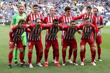 Simeone apostó por: Oblak; Juanfran, Savic, Godín, Filipe; Rodrigo, Saúl, Koke, Lemar; Griezmann y Morata.