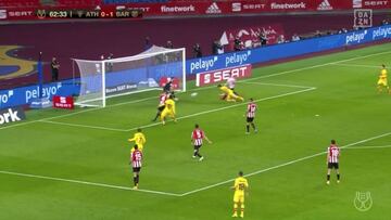 Un auténtica pasada el golazo de De Jong al Athletic en la final