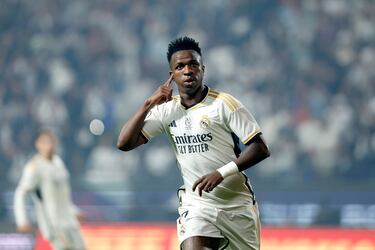 Si nos atenemos a las actuales plantillas de ambos equipos, es un futbolista del Real
Madrid el que lidera la clasificación con diferencia (Vinícius Júnior con seis).