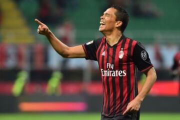 El próximo partido de Bacca será ante Juventus.