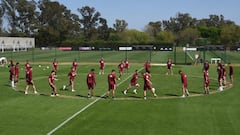 Gallardo prepara el equipo para el amistoso ante Newell's