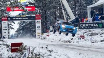 Impresionante el salto de Fiesta.