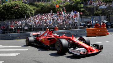 Vettel (Ferrari), ganador en M&oacute;naco del GP de F1 2017. 