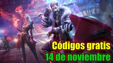 Free Fire | Códigos de hoy lunes 14 de noviembre de 2022: recompensas gratis