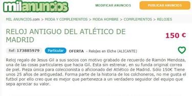 El d¨ªa que el Madrid regal¨® miles de relojes a los socios del Atleti