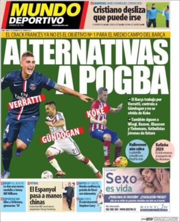 Portadas de la prensa mundial