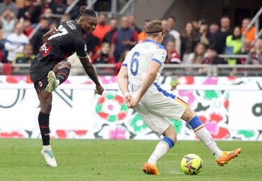AC Milan’s Rafael Leão is in incredible form: scored 2 goals against Lecce