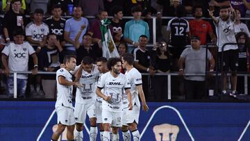 Gabriel Fernandez celebrates his goal 3-0 of Pumas during the game Pumas UNAM vs DC United, corresponding to the group stage of the Leagues Cup 2023, at Audi Field Stadium, on July 29, 2023.
<br><br>
Gabriel Fernandez celebra su gol 3-0 de Pumas durante el partido Pumas UNAM vs DC United, correspondiente a la fase de grupos de la Leagues Cup 2023, en el Estadio Audi Field, el 29 de Julio de 2023.