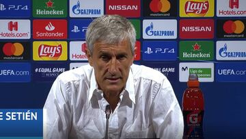 Setién: "Ante el Bayern no hay favoritos"