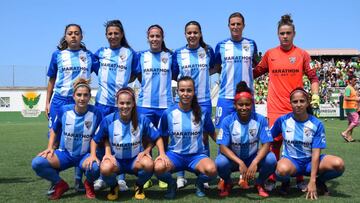 Once del Málaga contra el Femarguín.