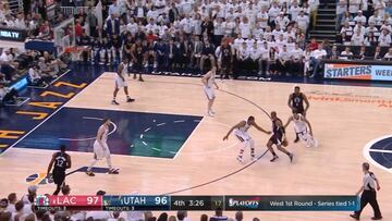 Chris Paul deleitó a todos con genial jugada ante los Jazz