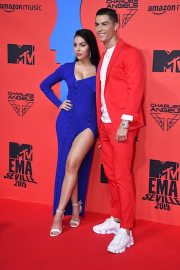 Cristiano Ronaldo, jugador de la Juventus, y su pareja Georgina Rodríguez.