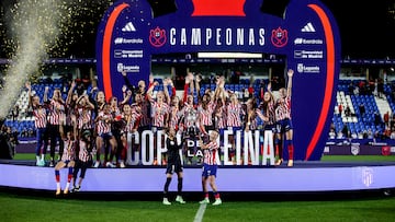 Lola Gallardo y Carmen Menayo alzan la Copa de la Reina 2023 en Butarque.