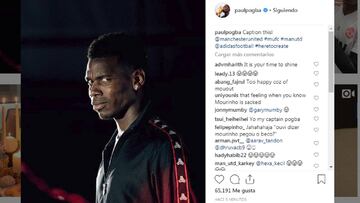 La reacci車n de Pogba al despido de Mourinho que borr車 al instante