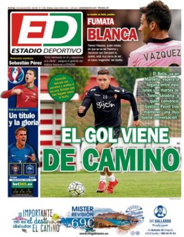 Portadas de la prensa mundial