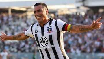 Esteban Paredes marcó 22 goles en 2018, todos con la camiseta de Colo Colo.