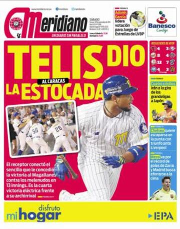 Portadas de la prensa deportiva