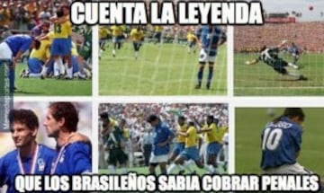 Los memes de la eliminación de Brasil ante Paraguay